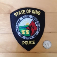 Ohio Police Patch Mental Health, ODMH Uniformed Crime Investigator, Hospital, OH