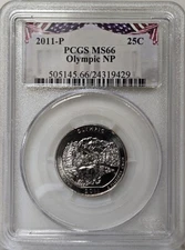 2011-P 25C PCGS MS66 - Clad Olympic Quarter