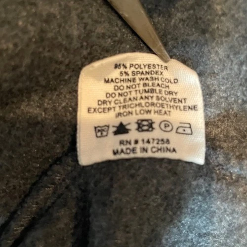 Simply Southern Mens Medium Fleece Vest Gray  Full Zip Colorblock Mock Gorpcore image 4