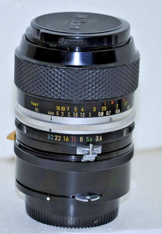 NIKON Micro-NIKKOR -PC Auto f3.5 55mm #795173 w/ PK-3 Extension Tube