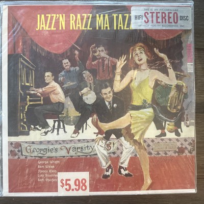 Jazz'n Razz Ma Tazz George Wright's Varsity 5 Vinyl Lp 1958 SEALED ORIGINAL NM