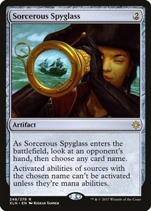 Sorcerous Spyglass 248/279 Ixalan Rare MTG