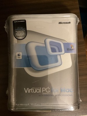 NEW Microsoft Virtual PC version 7 for Mac w/Windows XP Professional 2004
