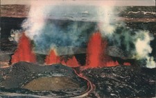 Paul E. Schulz Eruption of Mauna Loa Volcano, Hawaii National Park, HI 1957