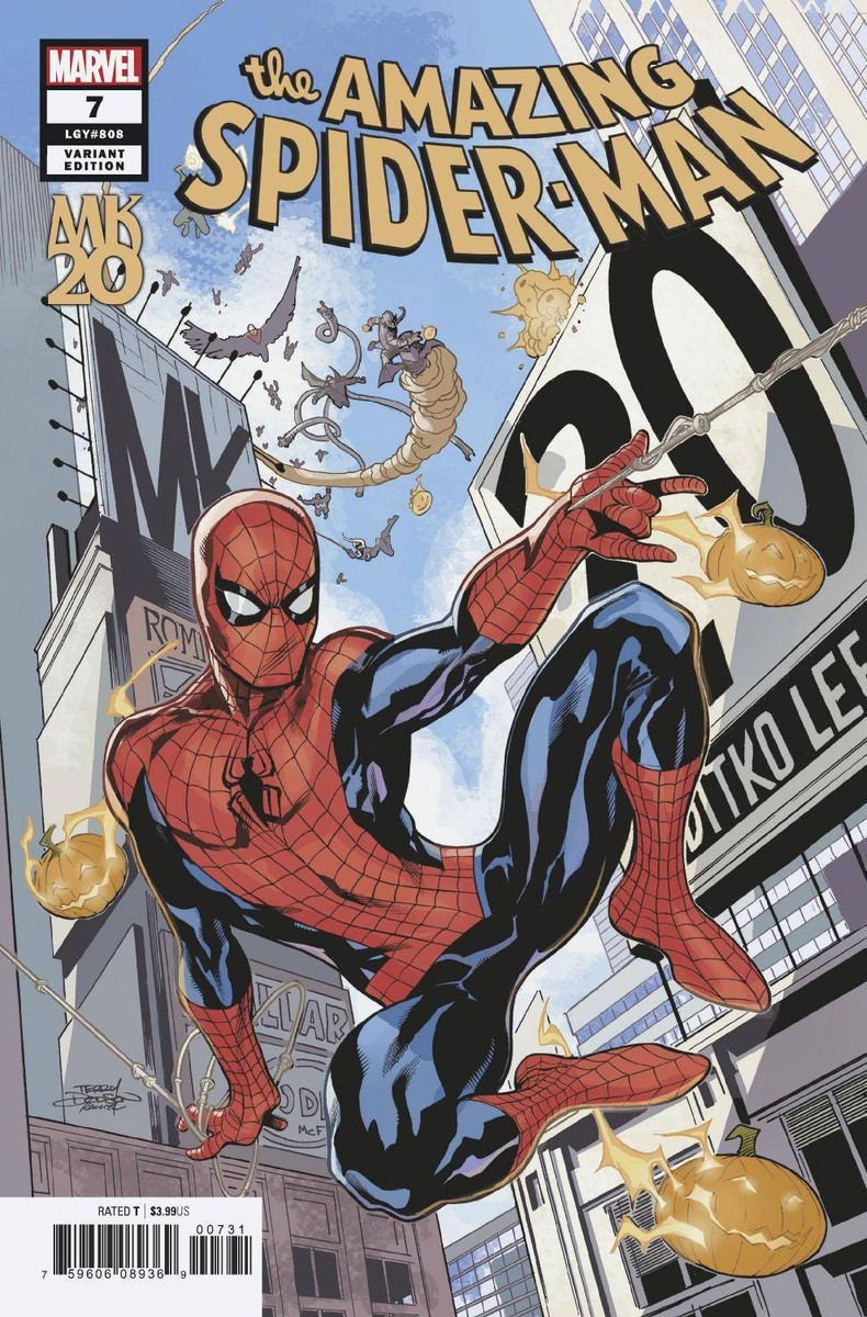 AMAZING SPIDERMAN 7 MKXX VARIANT NM vol 5 2018 TERRY DODSON