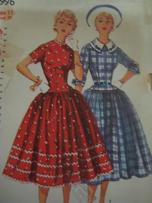 navy blue dress for baby girl * 1950s Vintage A-Line Dress main image 1