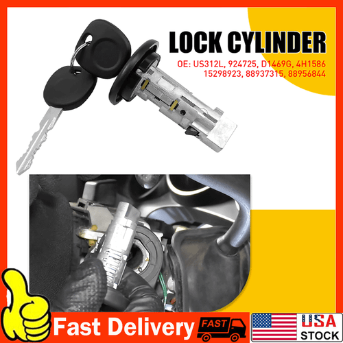 New Ignition Lock Cylinder & Keys for Chevy GMC Silverado Tahoe - Picture 17 of 20
