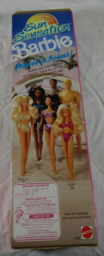 Nuevo en Caja - Muñeca Barbie Sun Sensation - Mattel 1390 - Imagen 6 de 6