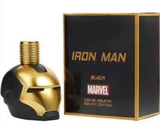 IRON MAN Black by Marvel COLOGNE 100ml-3.4oz EDT SPR RARE  DISCONTINUED ---