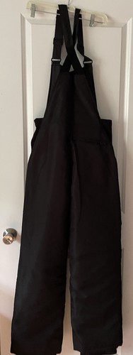 SOLSTICE Mens Black Insulated /Water Resistant Ski Snowboard Snow Bib Small NWT - 第 2/10 張圖片