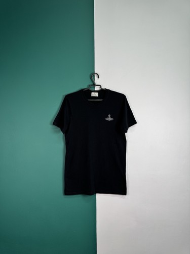 Vivienne Westwood, VINTAGE VIVIENNE WESTWOOD BLACK BLANK GRAPHIC TEE Size L
