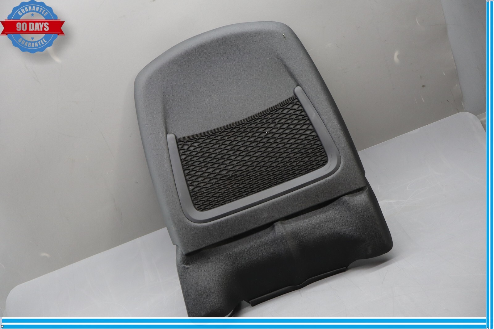 14-17 Maserati Ghibli Front Left Side Seat Back Plate Cushion Cover Black Oem