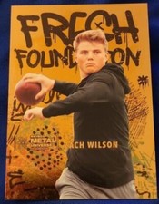 2021 Skybox Metal Universe Champions Fresh Foundation Copper  Zach Wilson A-9