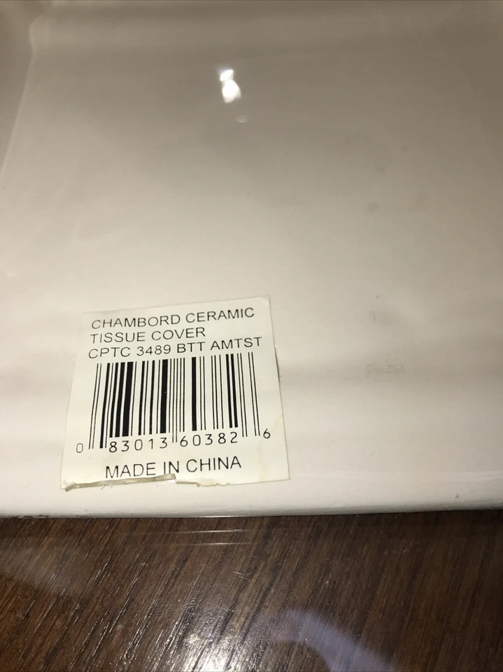 Soporte para pañuelos Croscill Chambord rosa amatista sin astillas ni grietas Foto 3 de 4