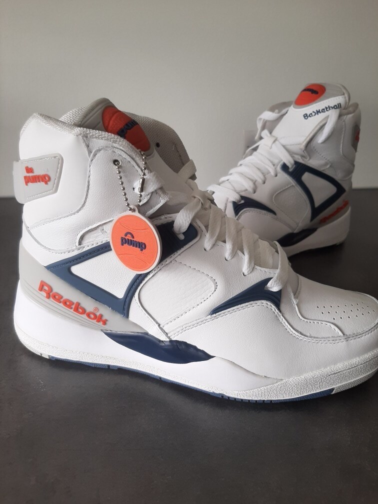 reebok pump blanche