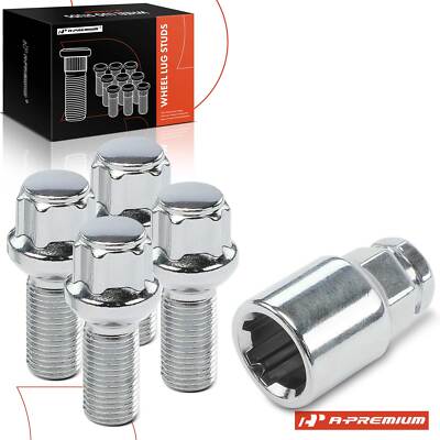 16 X Wheel Bolts & 4 X Locking Nuts For Audi A3 With Aftermarket Alloys - View #3