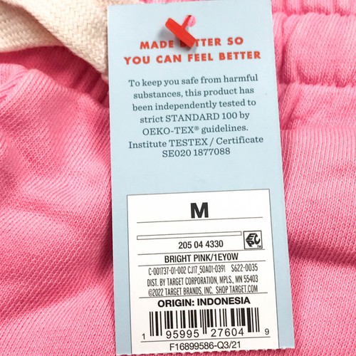 Cat & Jack Girls Size M Sweat Shorts Pockets Bright Pink - Picture 8 of 10