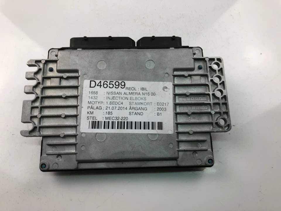 Centralina motore NISSAN ALMERA II N16 MEC32-220 ECU 2003 15067394 - Immagine 4 di 4