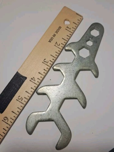 Vintage Paasche UW1 Air Brush Metal Wrench Compressor Tank Tool - Picture 4 of 6