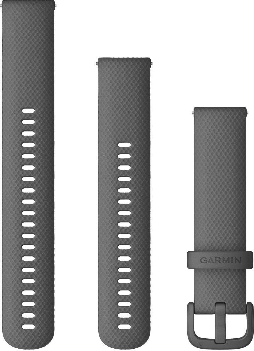 11024902 Garmin Schnellwechsel-Armbänder Silikon, Grigio - Adatto per Venu SQ, V
