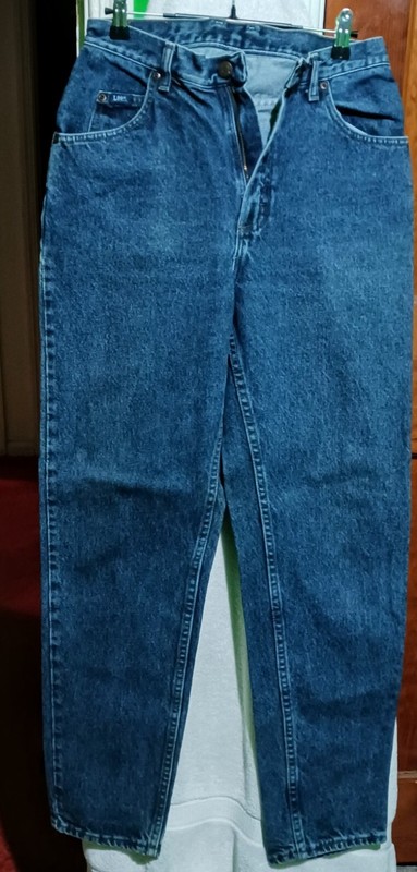 Lee Women's Relaxed Fit Straight Leg Original Blue Jeans Size 10 (30x41)
