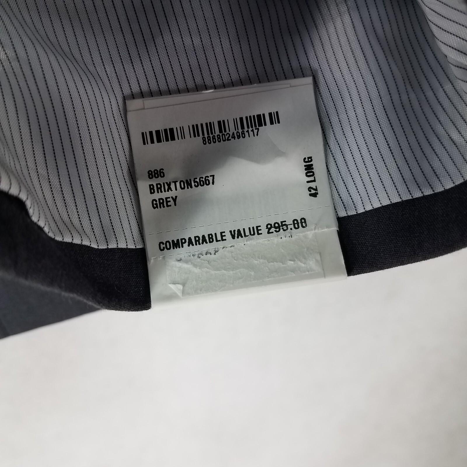 FILA NUOVA giacca blazer da uomo lunga 42 L Savile Row Brixton skinny fit grigia