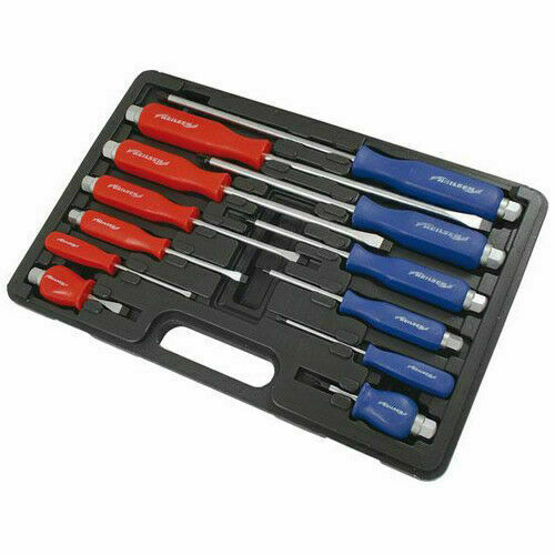 Neilsen 12 Pcs Heavy Duty Engineers Screwdriver Set with Hex for Extra