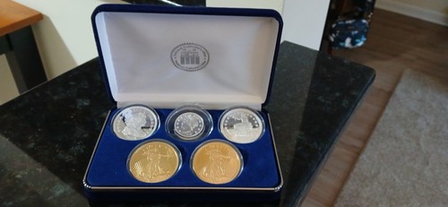 Nat'l Collector Million Dollar Coins Tribute Proof Copies 5 Coins Set CB3-20 NEW - Picture 4 of 20