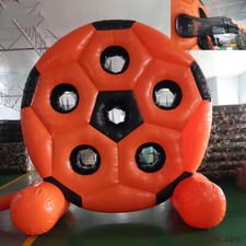 10FT Inflatable Football Dart Board Outdoor Soccer Target Game For Sport Game