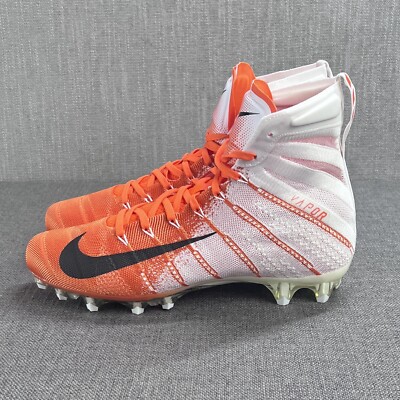 Nike Vapor Untouchable 3 Elite Football Cleats White Orange AO3006