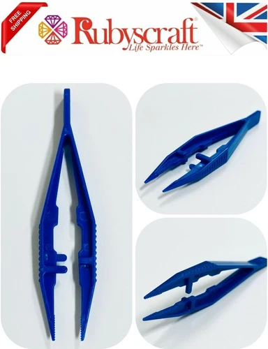 Plastic tweezers used by jewellers for jewellery placing items in to pickle