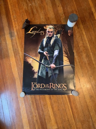 Vintage 2002 The Lord Of The Rings The Fellowship Of  The Ring Legolas Poster