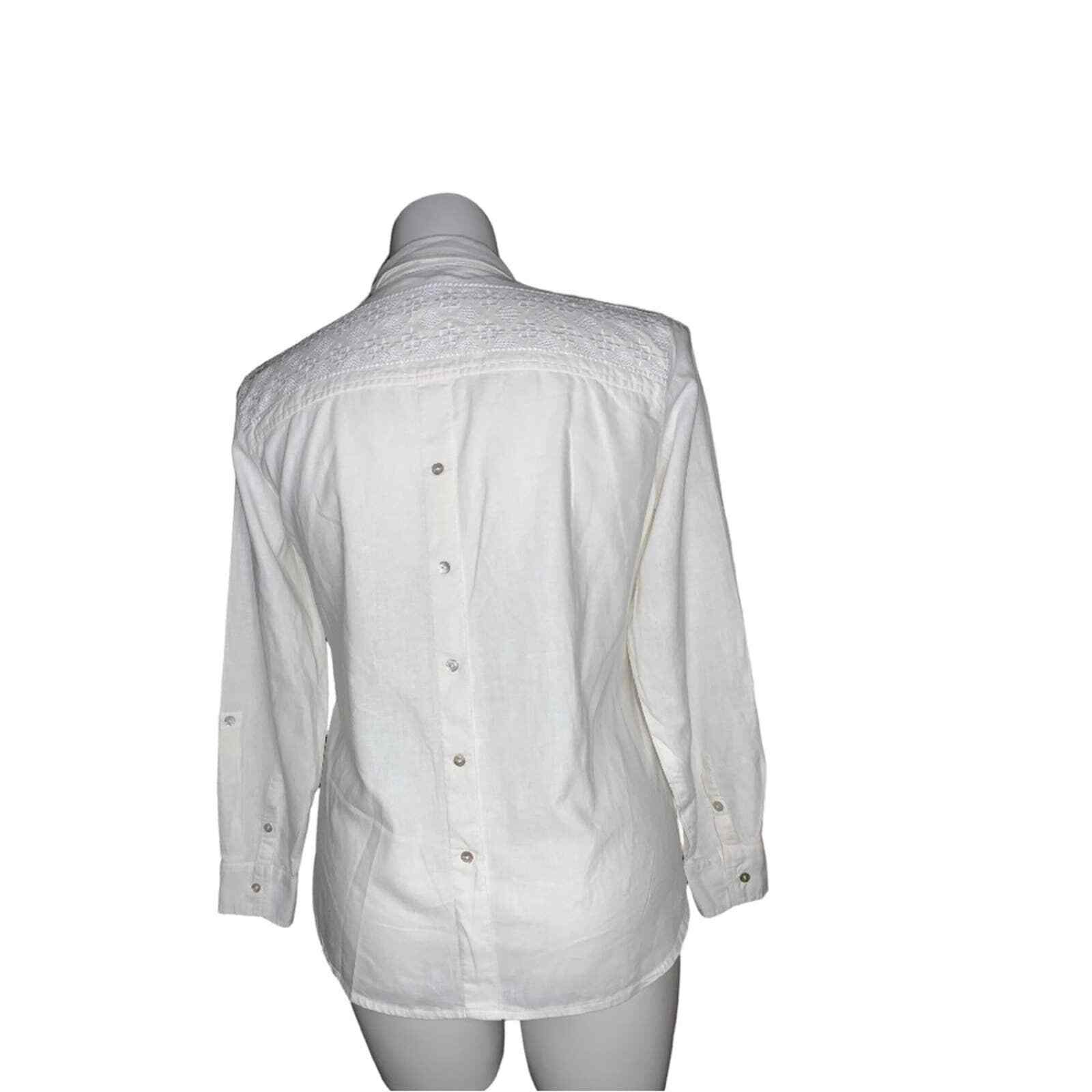 Multiples Button-Down Shirt, Size L - image 2