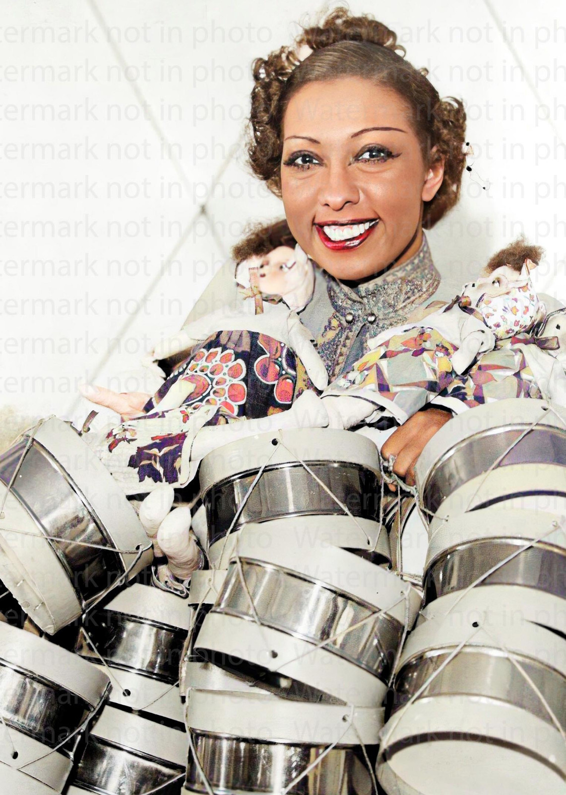 Josephine Baker RARE COLOR Photo 303 | eBay