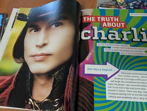 Johnny Depp Tim Burton Entertainment Weekly lot x4 Dark Shadows Alice Sweeney - Picture 4 of 5