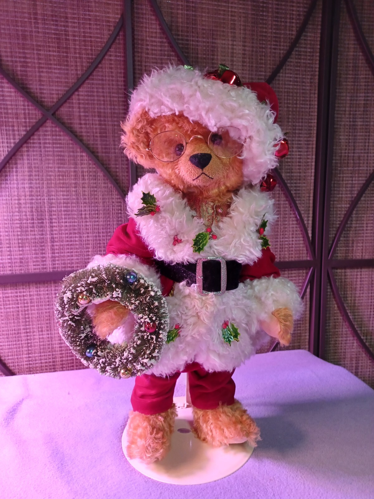  Santa Bear by Artist Martha Burch eBay