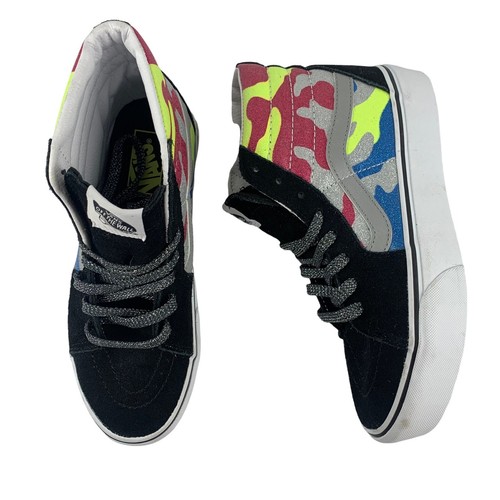 camo platform vans