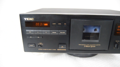 TEAC V-3000 3-Head System Stereo Cassette Deck Working TEAC V-3000 3-Head System Stereo Cassette Deck Working