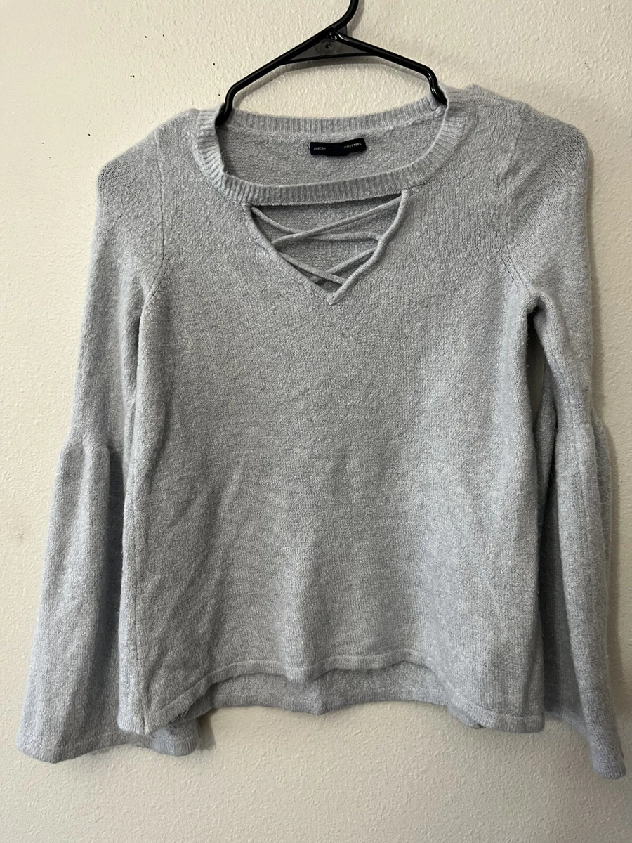 American eagle deals fuzzy sweater