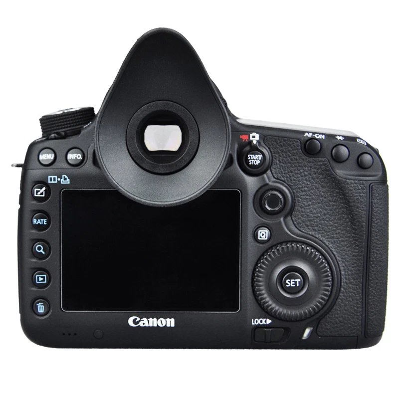 Rubber Eyecup Eyepiece Viewfinder fr Canon EOS 7D II 5D IV 5DM3 1D/1Ds III 5DS R - Image 3 of 4