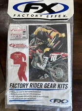 Factory Effex  Iron-On Sponsor Kit-HONDA -RARE FIND-08-823310