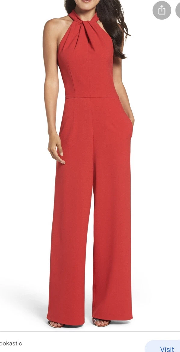 JULIA JORDAN JUMP SUIT SIZE 10 REDRETAIL 169 NEW WITH TAG INSEAM 31