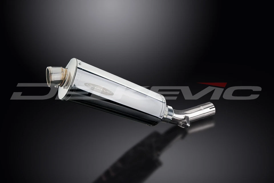 Suzuki GSX-S1000 2016-2024 Kit de silenciador de escape de acero inoxidable ovalado deslizable de 14" Foto 3 de 4