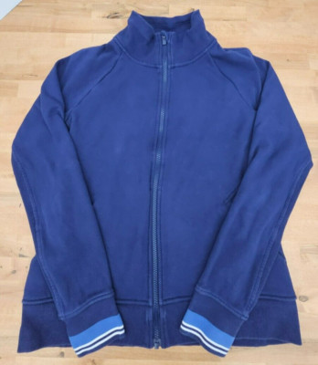 Athleta Triumph Game Point Jacket Blue Size Medium