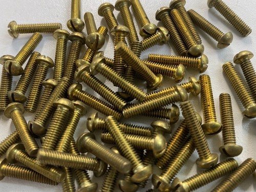 MESSING BA RUNDE SCHRAUBEN MASCHINENKOPF SOLID ENGINEER DAMPF 0BA 2BA 4BA 5BA 6BA - Bild 18 von 24