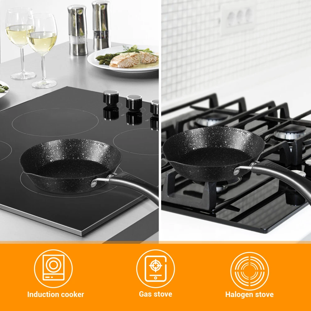 Egg Cooker Gas Range Pans Nonstick Induction Frying Household Kitchen Black Egg Cooker Gas Range Pans Nonstick Induction Frying Household Kitchen Black