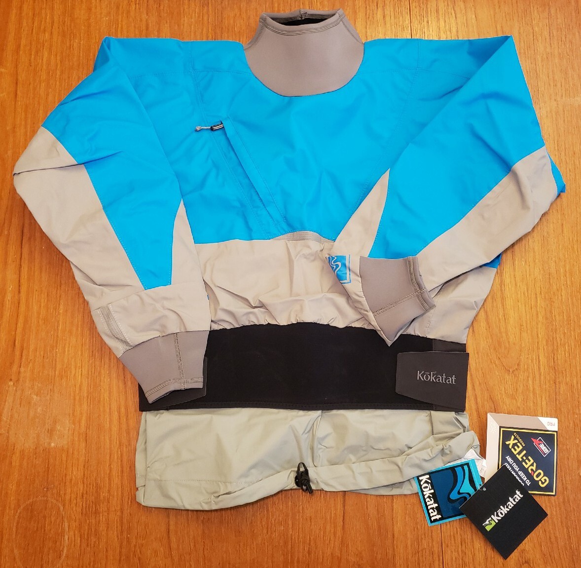 Kokatat Hydrus 3.0 Stoke Drytop Dry Top Electric Blue Large