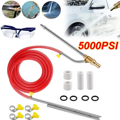 #ad 5000 PSI Sandblasting Kit for Pressure Washer Sand Blaster Attachment Power $32.98