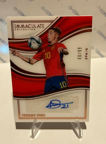 Panini Immaculate 23-24 2024 Yeremy Pino Auto Autograph /99 Spain Palace C246