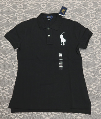 New Polo Ralph Lauren Women's SKINNY FIT Big Pony Polo Shirt